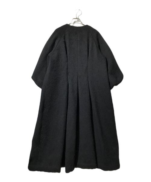 Uhr（ウーア）Uhr (ウーア) Shaggy Long Coat ブラック サイズ:38の古着・服飾アイテム