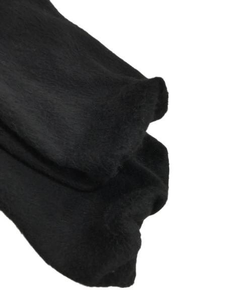 Uhr（ウーア）Uhr (ウーア) Shaggy Long Coat ブラック サイズ:38の古着・服飾アイテム