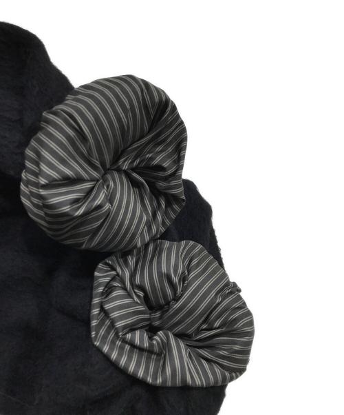 Uhr（ウーア）Uhr (ウーア) Shaggy Long Coat ブラック サイズ:38の古着・服飾アイテム