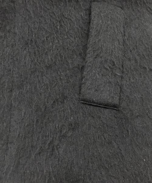 Uhr（ウーア）Uhr (ウーア) Shaggy Long Coat ブラック サイズ:38の古着・服飾アイテム
