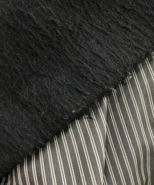 Uhr（ウーア）Uhr (ウーア) Shaggy Long Coat ブラック サイズ:38の古着・服飾アイテム