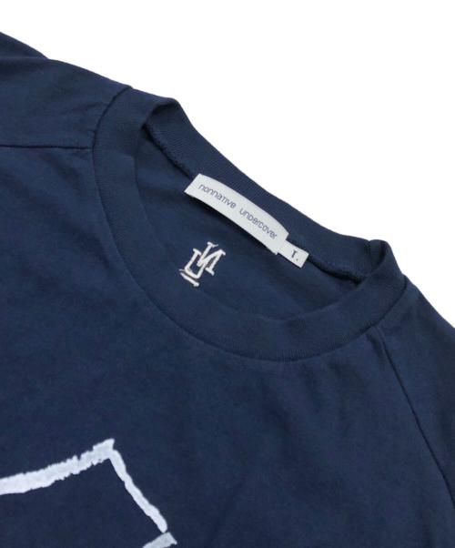 UNDERCOVER（アンダーカバー）UNDERCOVER (アンダーカバー) nonnative (ノンネイティブ) プリントTシャツ ネイビー サイズ:Lの古着・服飾アイテム