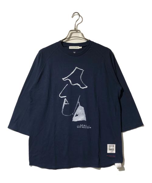 UNDERCOVER（アンダーカバー）UNDERCOVER (アンダーカバー) nonnative (ノンネイティブ) プリントTシャツ ネイビー サイズ:Lの古着・服飾アイテム