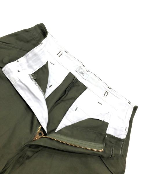 CIOTA（シオタ）CIOTA (シオタ) スビンコットン ウェザー ジャングル ファティーグパンツ オリーブ サイズ:2の古着・服飾アイテム