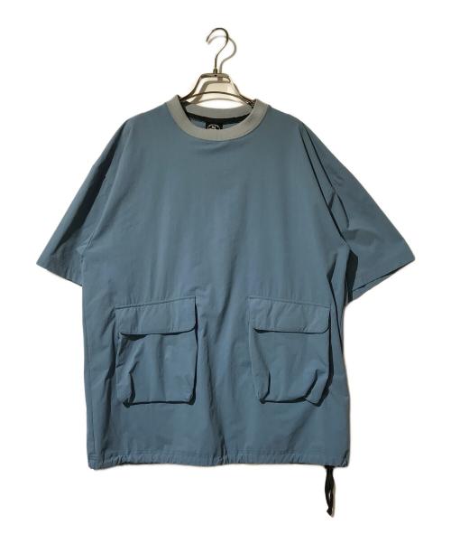 DAIWA PIER39（ダイワ ピア39）DAIWA PIER39 (ダイワ ピア39) ドローコード プルオーバーカットソー ブルー サイズ:Lの古着・服飾アイテム