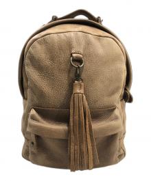 Roots（ルーツ）の古着「レザーリュック」｜ブラウン