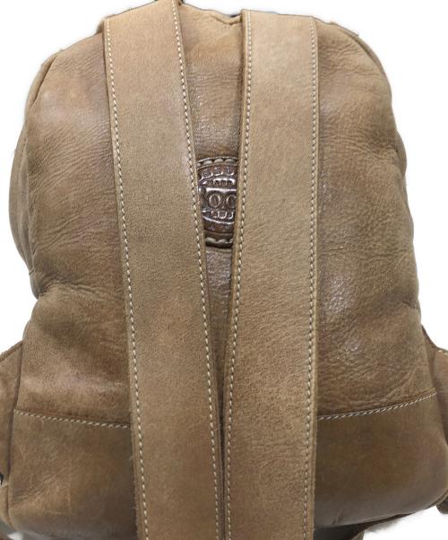 Roots（ルーツ）Roots (ルーツ) レザーリュック ブラウンの古着・服飾アイテム