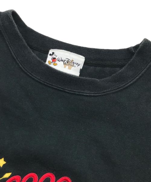 DISNEY（ディズニー）DISNEY (ディズニー) 裏起毛スウェット ブラック サイズ:Ｍの古着・服飾アイテム