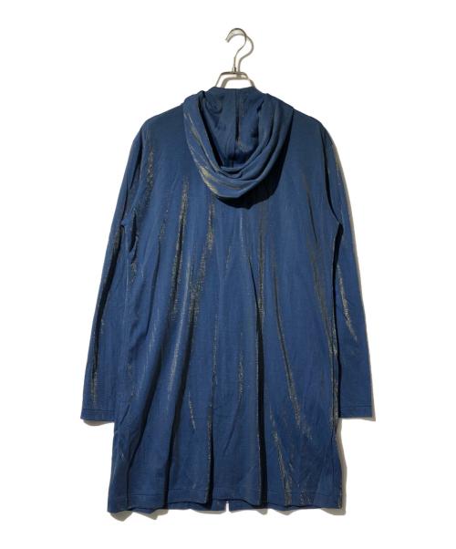 Yohji Yamamoto pour homme（ヨウジヤマモト プールオム）Yohji Yamamoto pour homme (ヨウジヤマモト プールオム) ジップジャケット/ジップロングパーカー ブルー サイズ:34の古着・服飾アイテム