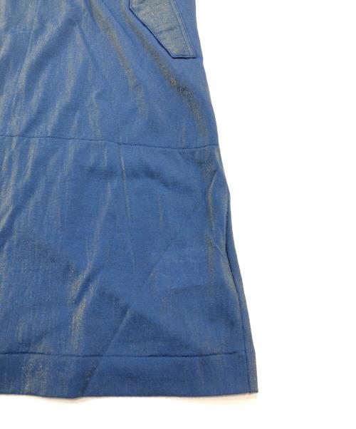 Yohji Yamamoto pour homme（ヨウジヤマモト プールオム）Yohji Yamamoto pour homme (ヨウジヤマモト プールオム) ジップジャケット/ジップロングパーカー ブルー サイズ:34の古着・服飾アイテム