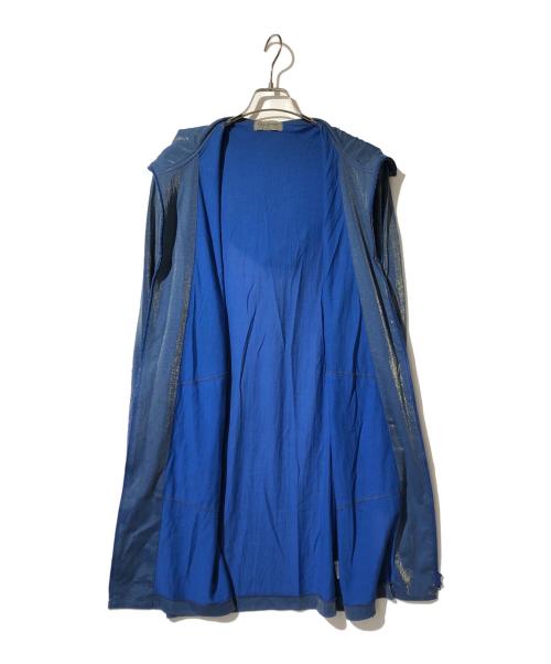 Yohji Yamamoto pour homme（ヨウジヤマモト プールオム）Yohji Yamamoto pour homme (ヨウジヤマモト プールオム) ジップジャケット/ジップロングパーカー ブルー サイズ:34の古着・服飾アイテム