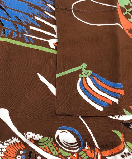 Sun Surf（サンサーフ）Sun Surf (サンサーフ) THE BOYS FESTIVALアロハシャツ ブラウン サイズ:Mの古着・服飾アイテム