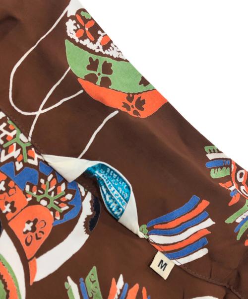 Sun Surf（サンサーフ）Sun Surf (サンサーフ) THE BOYS FESTIVALアロハシャツ ブラウン サイズ:Mの古着・服飾アイテム