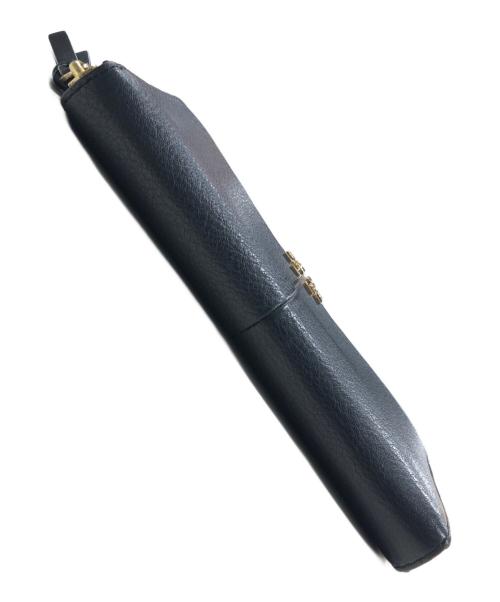 TORY BURCH（トリーバーチ）TORY BURCH (トリーバーチ) ラウンドファスナー財布 ブラックの古着・服飾アイテム