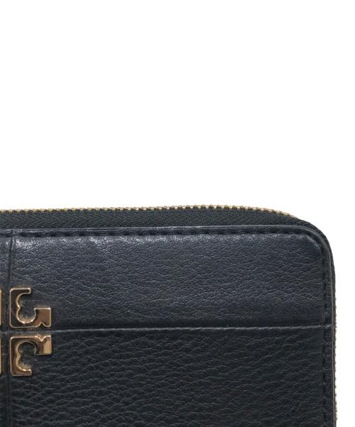 TORY BURCH（トリーバーチ）TORY BURCH (トリーバーチ) ラウンドファスナー財布 ブラックの古着・服飾アイテム