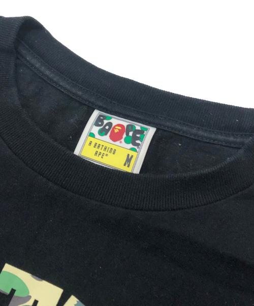 A BATHING APE（ア ベイシング エイプ）A BATHING APE (ア ベイシング エイプ) カレッジtシャツ ブラック サイズ:Mの古着・服飾アイテム