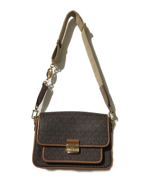 MICHAEL KORS（マイケル・コース）MICHAEL KORS (マイケルコース) BRADSHAW ショルダーバッグ ブラウンの古着・服飾アイテム