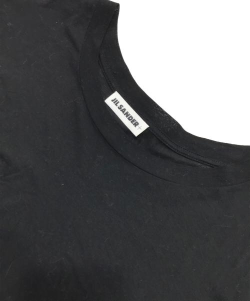 JIL SANDER（ジルサンダー）JIL SANDER (ジルサンダー) 半袖カットソー ブラック サイズ:ＸＬの古着・服飾アイテム