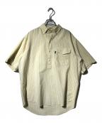 L.L.Beanエルエルビーン）の古着「ボタンダウンストライプシャツ」｜イエロー