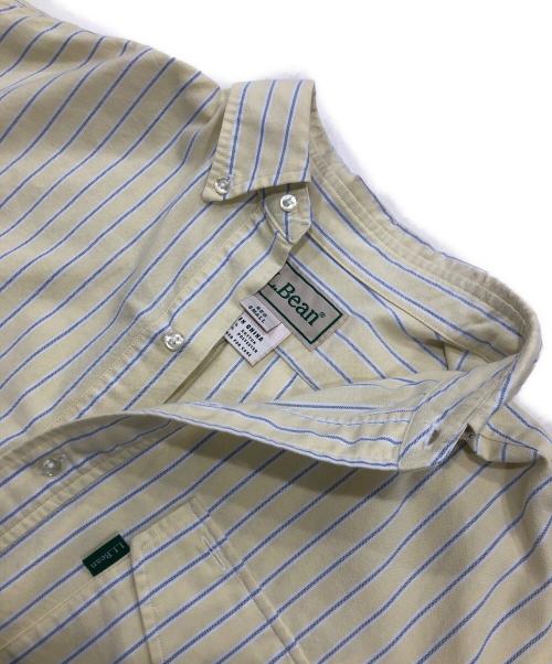 L.L.Bean（エルエルビーン）L.L.Bean (エルエルビーン) ボタンダウンストライプシャツ イエロー サイズ:Sの古着・服飾アイテム
