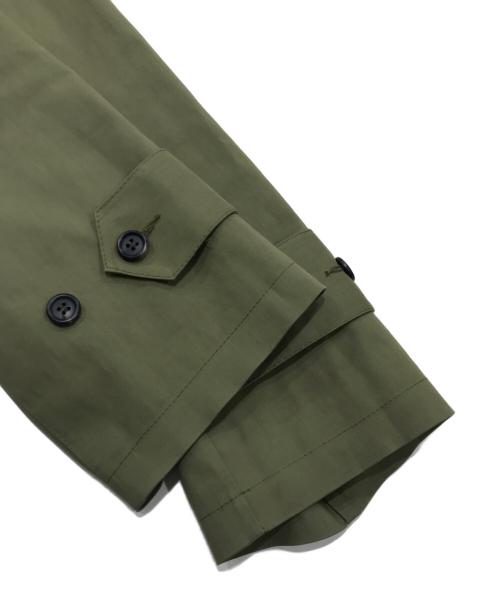 MARGARET HOWELL（マーガレットハウエル）MARGARET HOWELL (マーガレットハウエル) MACKINTOSH (マッキントッシュ) ゴム引き ステンカラー コート グリーン サイズ:Lの古着・服飾アイテム