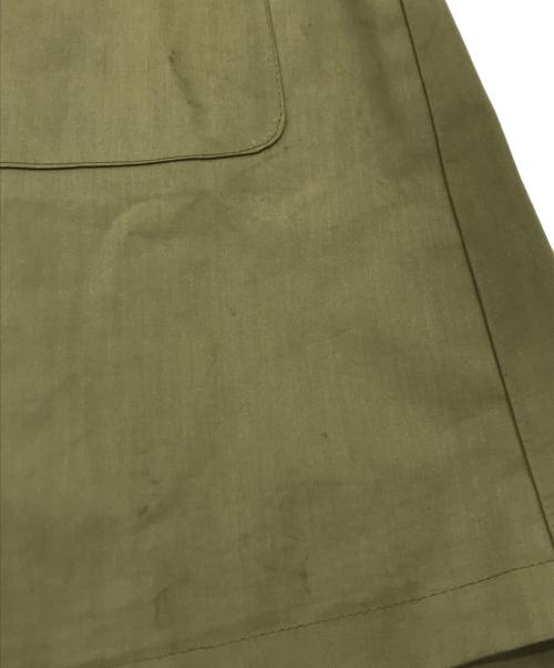 MARGARET HOWELL（マーガレットハウエル）MARGARET HOWELL (マーガレットハウエル) MACKINTOSH (マッキントッシュ) ゴム引き ステンカラー コート グリーン サイズ:Lの古着・服飾アイテム