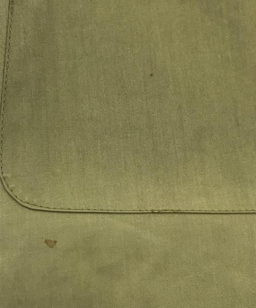 MARGARET HOWELL（マーガレットハウエル）MARGARET HOWELL (マーガレットハウエル) MACKINTOSH (マッキントッシュ) ゴム引き ステンカラー コート グリーン サイズ:Lの古着・服飾アイテム