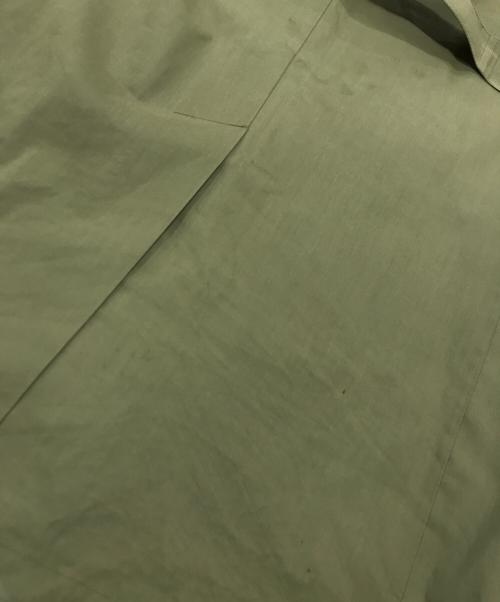 MARGARET HOWELL（マーガレットハウエル）MARGARET HOWELL (マーガレットハウエル) MACKINTOSH (マッキントッシュ) ゴム引き ステンカラー コート グリーン サイズ:Lの古着・服飾アイテム