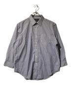 LAUREN RALPH LAURENローレンラルフローレン）の古着「ストライプシャツ」｜ブルー