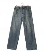 ALEXANDER WANGアレキサンダー・ワン）の古着「ブルーバギージーンズ」｜インディゴ