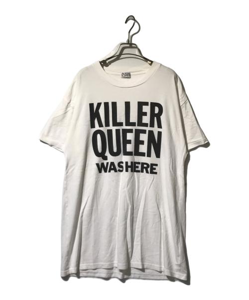 Hysteric Glamour（ヒステリックグラマー）Hysteric Glamour (ヒステリックグラマー) ビッグシルエットT ホワイト サイズ:FREEの古着・服飾アイテム