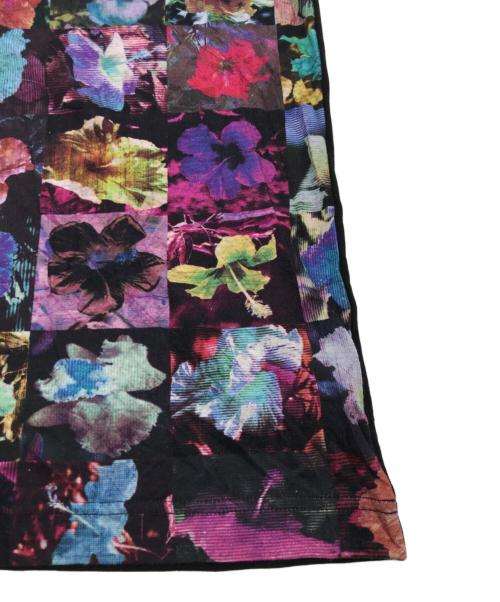 Yohji Yamamoto pour homme（ヨウジヤマモト プールオム）Yohji Yamamoto pour homme (ヨウジヤマモト プールオム) 花図鑑切替カットソー ブラック サイズ:3の古着・服飾アイテム