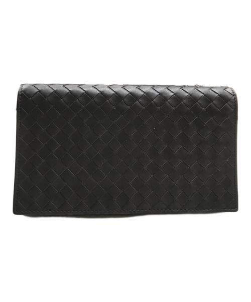 BOTTEGA VENETA（ボッテガベネタ）BOTTEGA VENETA (ボッテガベネタ) コンチネンタルウォレット ブラウンの古着・服飾アイテム