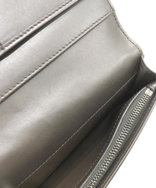 BOTTEGA VENETA（ボッテガベネタ）BOTTEGA VENETA (ボッテガベネタ) コンチネンタルウォレット ブラウンの古着・服飾アイテム