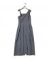 IHNN (イン) SUMMER WOOL ASSYMETRY DRESS ネイビー サイズ:36：14000円