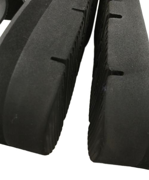 foot the coacher（フットザコーチャー）foot the coacher (フットザコーチャー) 厚底レザーサンダル ブラック サイズ:25.5の古着・服飾アイテム