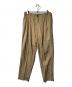 ISSEY MIYAKE MEN（イッセイミヤケメン）の古着「Tuck Trouser Pants」｜ベージュ