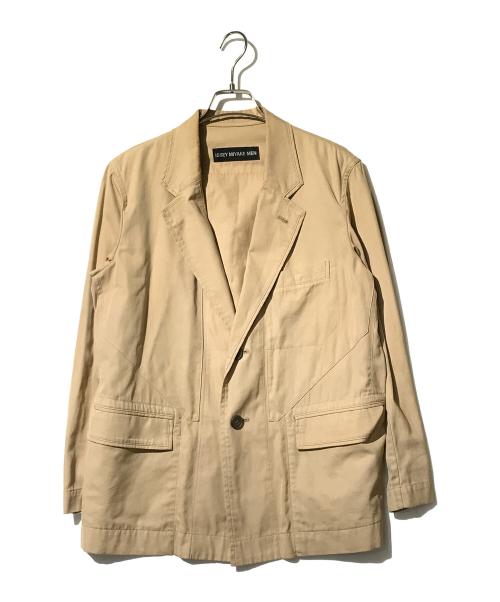 ISSEY MIYAKE MEN（イッセイミヤケメン）ISSEY MIYAKE MEN (イッセイミヤケメン) 2Ｂテーラードジャケット ベージュ サイズ:1の古着・服飾アイテム