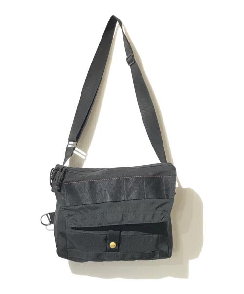 BRIEFING（ブリーフィング）BRIEFING (ブリーフィング) BEAMS PLUS (ビームスプラス) FLEET MESSENGER BAG ブラックの古着・服飾アイテム