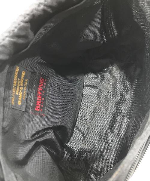 BRIEFING（ブリーフィング）BRIEFING (ブリーフィング) BEAMS PLUS (ビームスプラス) FLEET MESSENGER BAG ブラックの古着・服飾アイテム