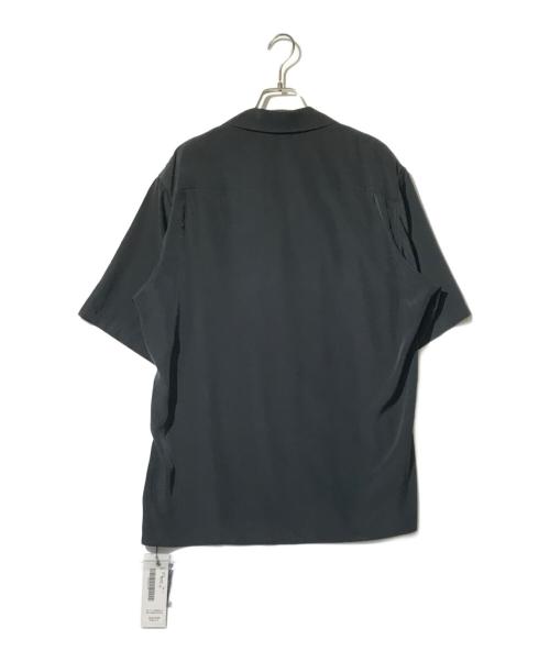 LAD MUSICIAN（ラッドミュージシャン）LAD MUSICIAN (ラッドミュージシャン) DECHINE OPEN COLLAR SHORT SLEEVE SHIRT ブラック サイズ:44の古着・服飾アイテム