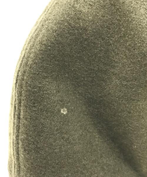 sacai（サカイ）sacai (サカイ) Sロゴ ウールメルトン 6パネル キャップ カーキの古着・服飾アイテム