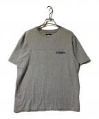stussyステューシー）の古着「バックプリントｔシャツ」｜グレー