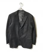 POLO RALPH LAURENポロ・ラルフローレン）の古着「シルクリネン3Ｂジャケット」｜チャコールグレー
