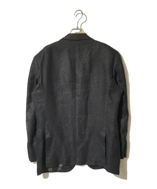 POLO RALPH LAUREN（ポロ・ラルフローレン）POLO RALPH LAUREN (ポロ・ラルフローレン) シルクリネン3Ｂジャケット チャコールグレー サイズ:C96-W86-T175の古着・服飾アイテム