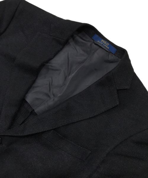 POLO RALPH LAUREN（ポロ・ラルフローレン）POLO RALPH LAUREN (ポロ・ラルフローレン) シルクリネン3Ｂジャケット チャコールグレー サイズ:C96-W86-T175の古着・服飾アイテム
