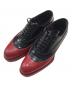 PRADA（プラダ）の古着「バイカラーラバーソールシューズ」｜レッド×ブラック