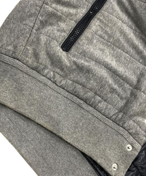 MONCLER（モンクレール）MONCLER (モンクレール) 切替ダウンジャケット グレー サイズ:2の古着・服飾アイテム