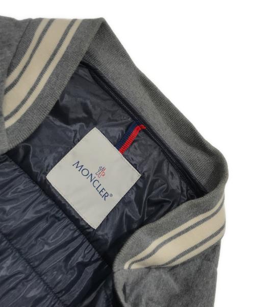 MONCLER（モンクレール）MONCLER (モンクレール) 切替ダウンジャケット グレー サイズ:2の古着・服飾アイテム