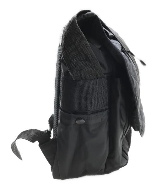 HEAD PORTER（ヘッドポーター）HEAD PORTER (ヘッドポーター) キルティングメッセンジャーバッグ ブラックの古着・服飾アイテム